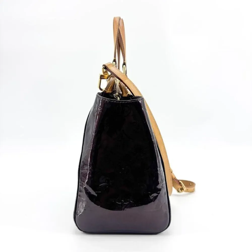 Louis Vuitton Monogram Vernis Bréa MM Amarante